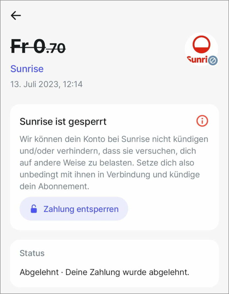 Virtuelle Einwegkarte: auch für Revolut Schweiz Nutzer